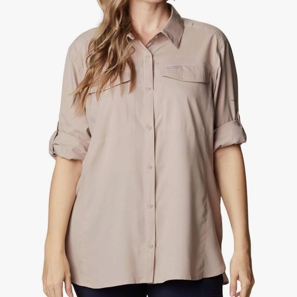 Columbia Women's Mauve Button-Down Shirt